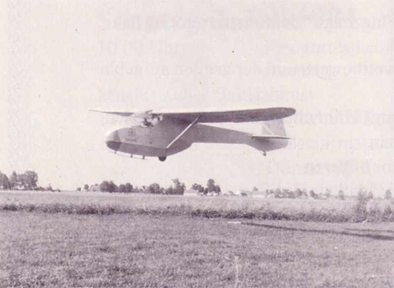 Anfänge des Fliegens am Flugplatz Aichach